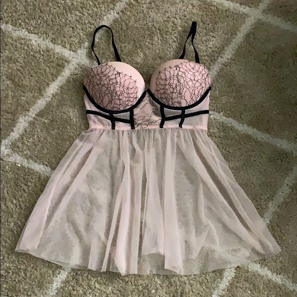 Victoria’s Secret Mesh Babydoll - Picture 1 of 3